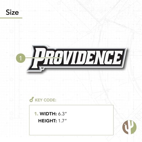 Desert Cactus Providence College Sticker Friars Vinyl Decal Laptop Water Bottle Car Scrapbook (IND 14) in Kuwait