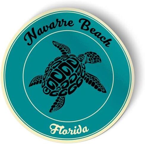Squiddy Navarre Beach Florida - Vinyl Sticker for Car, Laptop, Notebook (4" high) in Saudi Arabia