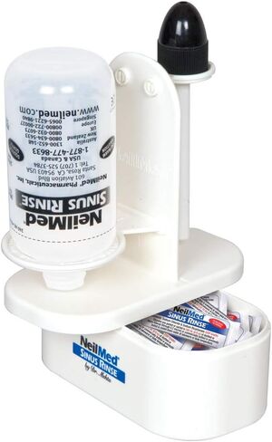 NeilMed Sinus Rinse Nasal Irrigation Bottles 3ct NasaDock Plus Drying Stand in Kuwait