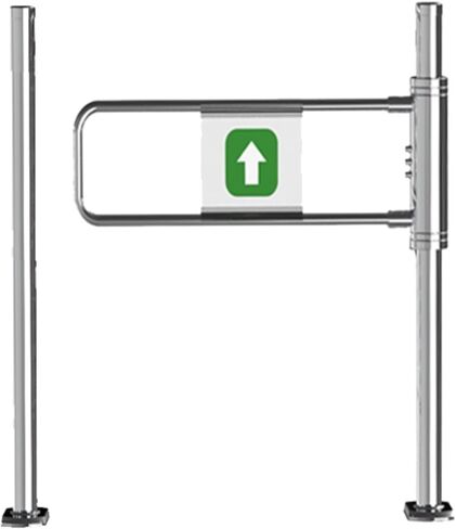 بوابة تأرجح تلقائية للارتداد على نطاق واسع من الفولاذ المقاوم للصدأ، باب يدوي، بوابة تأرجح معدنية - حاجز أمان أحادي الاتجاه لمحلات السوبر ماركت والمصانع والمناطق المحظورة - متابعة وصول متينة in Kuwait