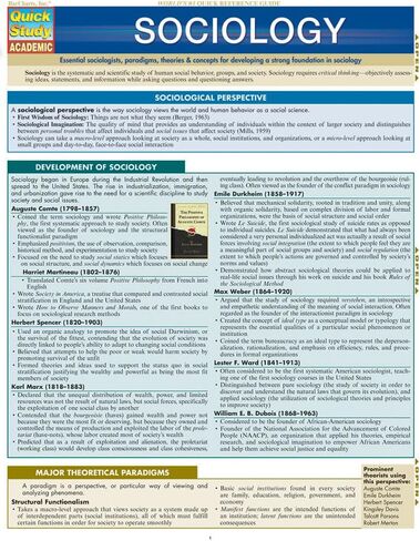 Sociology (Quick Study Academic) in Kuwait