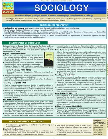 Sociology (Quick Study Academic) in Kuwait