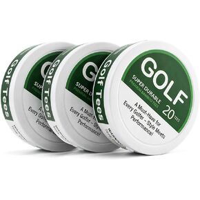Bamboo Golf Tees Mixed Sizes with Portable Round Case(3in, 2.5in, 1.5in), Golf Gifts for Men Golfers, Ideal Golf Accessories for Men, for Dad, Father,Christmas, Valentine, Birthday Gift in Saudi Arabia