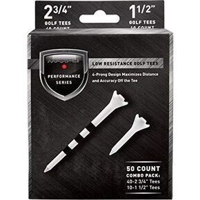 تيشيرت جولف بيضاء من سلسلة Maxfli Performance ذات مقاومة منخفضة 2.75 بوصة و1.5 بوصة - 50 قطعة in Kuwait