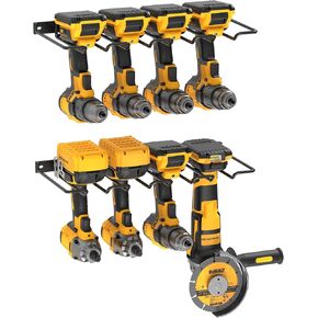 UNITEDPOWER Wall Mounted Power Tool Organizer Holder, Heavy Duty Utility Storage Rack for Battery Powered Hand Tools, Cordless Drill Rack, Workshop, Shed, Garage in Kuwait