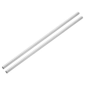 uxcell 2pcs Linear Motion Rods 10mm x 350mm (0.39 x 13.78 Inches) HRC50 Hardened Chrome Plated Linear Rail Shaft Round Guide for 3D Printer, DIY, CNC Metric in Kuwait