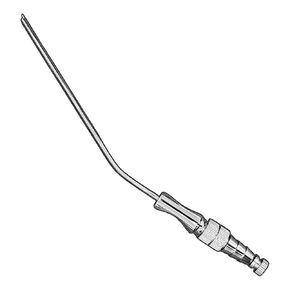 Frazier Suction Tube, 7" Total Length, 5" Working Length, Angled, 10 FR, Premium in Kuwait