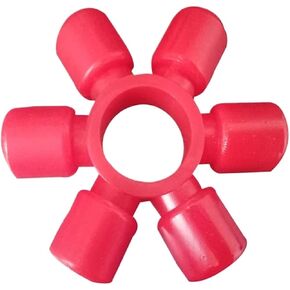 Coupling Nylon Sleeve Rubber Buffers D039 6 Petals Polyurethane Plum Blossom Elastic Cushion Original(70mm -10 Pieces) in Saudi Arabia