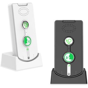 2 Way Voice Intercom,Wireless Intercom System Elderly,Long Range,Push to Talk,Home Security,Indoor Outdoor System,Fit for Home Hospital Office in Kuwait