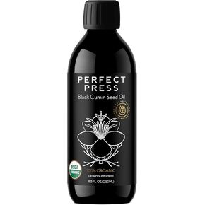 Perfect Press Activation Black Cumin Oil | 8.5 fl oz (250 ml) | Boosts Immune System | Liver Health | Promotes Radiant Skin | Healthy Hair | Infused with Iron | Zinc | Calcium Supplement in Saudi Arabia