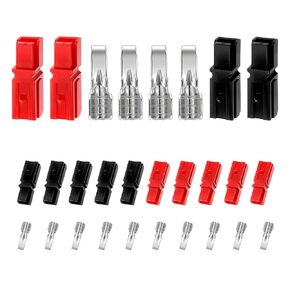 Power Connectors Assortment Kit, Quick-Disconnect Battery Terminals & Modular Terminals (AWG10-20, 15/30/45 Amp) – 60 PCS/15 Pairs Unassembled in Box in Kuwait