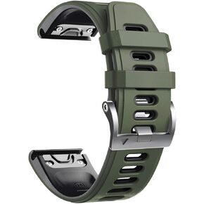 22 مللي متر أربطة ساعات ذكية لـ Fenix ​​8 Watchbands سيليكون حزام ساعة رياضية لـ Fenix ​​5/5 Plus/Fenix ​​6/Fenix ​​6 Pro/Fenix ​​7 in Kuwait