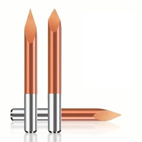 3 حافة بت ثلاثية الأبعاد قاطعة المطحنة 4/6 مللي متر عرقوب الخامس بت كربيد نهاية مطحنة CNC راوتر بت لأعمال النجارة (4x0.2x40) in Kuwait