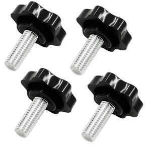 4 قطع مقابض نجمة خيط M8 × 25 مم، براغي بديلة لحامل شجرة عيد الميلاد، قاعدة المظلة، المظلة، مقبض لولبي لشد اليد بمظلة الفناء in Kuwait