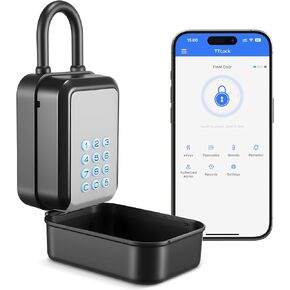 صندوق قفل المفتاح الذكي صندوق قفل بلوتوث إلكتروني مع التحكم في تطبيق TTLOCK وأنواع رمز PIN، شارك صندوق قفل المفتاح الإلكتروني لمكتب منزل السمسار Airbnb مع تكبل قابل للإزالة in Kuwait