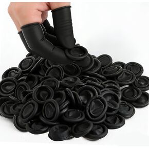 100 قطعة من مهود الأصابع للاستعمال مرة واحدة، واقيات الأصابع، وقفازات الأصابع للتقليم والتجميل والتدليك والاستخدام الصناعي in Kuwait