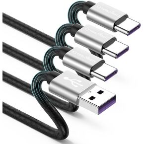 كابل USB من النوع C بطول 10 أقدام، [عبوتان] USB A 2.0 إلى USB-C 10 أقدام من النوع C شاحن سريع طويل جدًا ومتين TPE USBC إلى سلك USBA لهاتف iPhone 17/16/15 Pro Plus Pro Max Samsung Galaxy A10/A20/A51/S10/S9 Plus/Note 9 in Kuwait