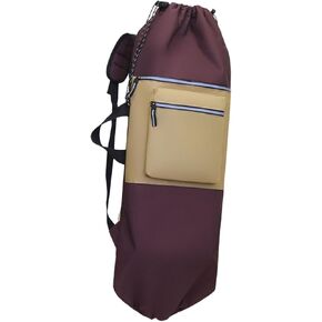 حقيبة ظهر لوح التزلج برباط، متعددة الوظائف، حقيبة حمل طويلة خفيفة الوزن مع منظم للرياضات الخارجية و in Kuwait