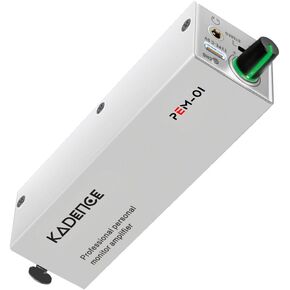 Kadence PEM-01 in-Ear Personal Monitor Amplifier (Wired), XLR/TRS Inputs, Stereo/Mono Switch, USB-C Power, Rigid Metal Body, 12-Hour Portable Runtime, Metal Belt Clip in Kuwait