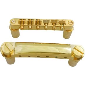 مجموعة من جسر Tune-O-Matic وقطعة خلفية مع أزرار للجيتار الكهربائي على طراز GB LP (ذهبي) in Kuwait