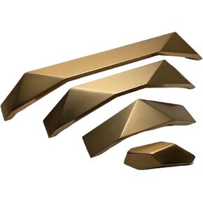 Simple Golden Gray Black Cabinet Door Drawer Pulls Cupboard Furniture Handles Hardware 1Pcs(Chrome 64mm) in Kuwait