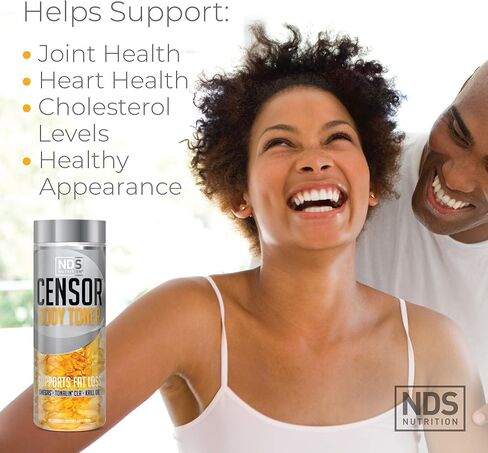 مجموعة Censor NDS Nutrition LipoRUSH XT لفقدان الدهون وتونر الجسم - CLA، أوميغا 3-6-9، L-Carnitine وTecrine للحصول على أقصى قدر من الطاقة والتمثيل الغذائي وتمزيق الدهون in Kuwait