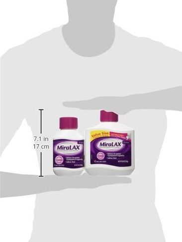 MiraLAX Supplement Powder For Bloating, 40.8 Ounce in Kuwait