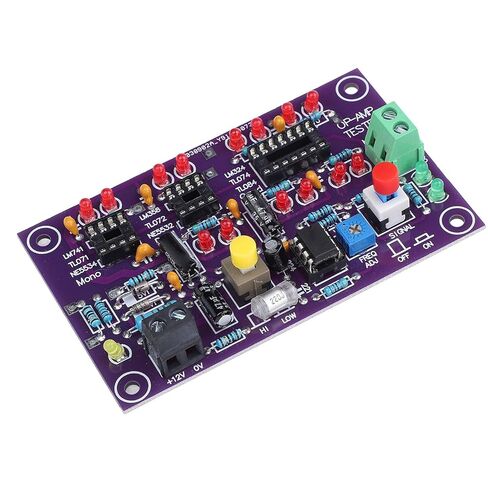 OP AMP وحدة اختبار تضخيم دائرة اختبار مضخم التشغيل لوحة اختبار لاختبار واحد مزدوج رباعي DC12V T2 in Saudi Arabia
