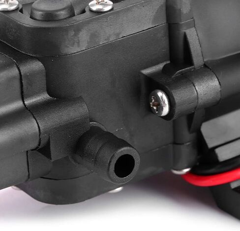Akozon مضخة الحجاب الحاجز 12 فولت تيار مستمر 1.0GPM 40PSI ارتفاع ضغط مضخة الرش الذاتي فتيلة 3/8in منفذ بارب للسيارة RV in Saudi Arabia