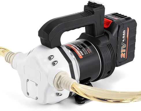 Poafamx DEF Transfer Pump, 10GPM 500W Diesel Exhaust Fluid Pump with 4.0Ah Battery, Cordless Electric Self Priming Water Pump, Diaphragm Pump for Urea, Fuel, Acidic or Alkaline Chemical Liquids in Kuwait