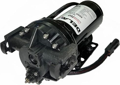 Replacement for Delavan 5950-111E-SB Diaphragm Pump 12V, 60PSI, 5GPM, Byp 3/4" QA in Kuwait