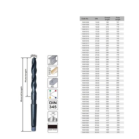 1PC 18mm HSS Taper Shank Twist Drill Bit VXAXPOHZA in Saudi Arabia
