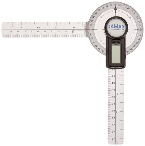Jamar Plus+ مقياس الزوايا الرقمي، نطاق رقمي احترافي لليد والأصابع لأداة الحركة لقياس الزاوية بدقة، 8 بوصة in Kuwait