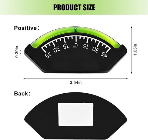 Camper Level Gauge, High Definition & Visibility Precise Angle Detection RV Bubble Inclinometer, Trailer Angle Finder & Slope Indicator, Universal for Tractor, Truck, Off-Road in Saudi Arabia