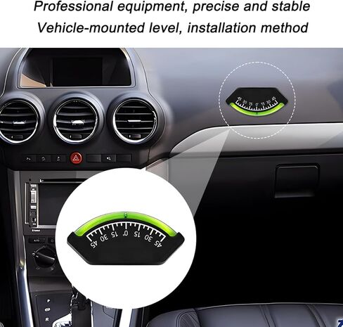 Camper Level Gauge, High Definition & Visibility Precise Angle Detection RV Bubble Inclinometer, Trailer Angle Finder & Slope Indicator, Universal for Tractor, Truck, Off-Road in Saudi Arabia