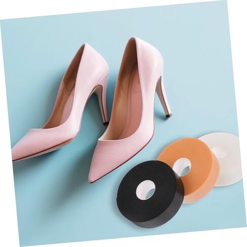 3Rolls Heel Patch Adhesive Foot Care Stickers Soft Pe Heel Pads for High Heels Sneakers and Shoes DIY Cut for Comfort and Protection in Saudi Arabia