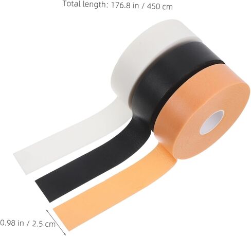 minkissy 3Rolls DIY Cuttable Foot Care Stickers Adhesive Heel Protectors Slip Shoe Pads for High Heels Sneakers Soft Pe Nude in Saudi Arabia