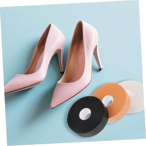 minkissy 3Rolls DIY Cuttable Foot Care Stickers Adhesive Heel Protectors Slip Shoe Pads for High Heels Sneakers Soft Pe Nude in Saudi Arabia