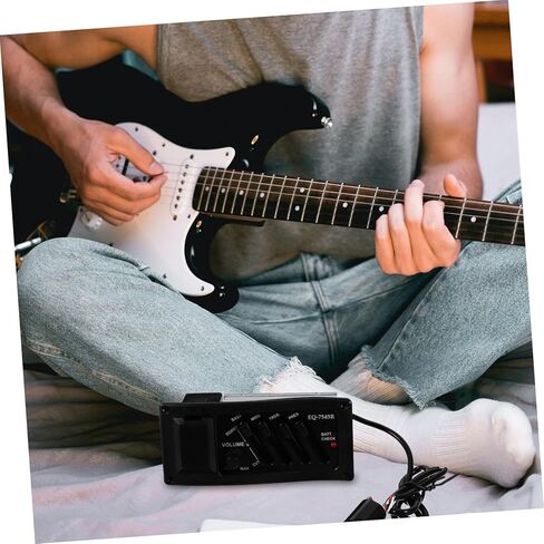 Kisangel Guitar Pickup Bands Eq Preamp Piezo Pickup Volume Control Essential for Accurate Tuning in Saudi Arabia