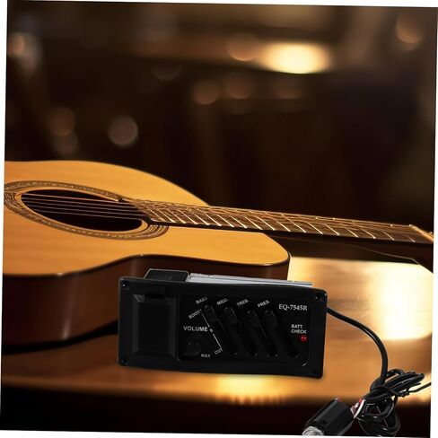 Kisangel Guitar Pickup Bands Eq Preamp Piezo Pickup Volume Control Essential for Accurate Tuning in Saudi Arabia