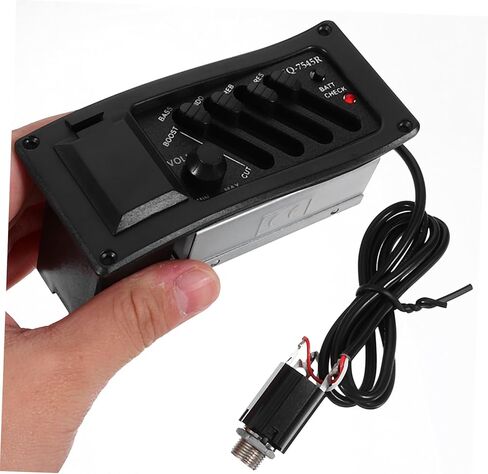 Kisangel Guitar Pickup Bands Eq Preamp Piezo Pickup Volume Control Essential for Accurate Tuning in Saudi Arabia