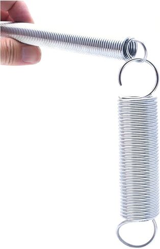Industrial Construction Machinery Tension Spring 10 Pcs Tensile Tension Spring Wire Diameter 1.0mm Hook-shaped Galvanized Small Spring Outer Diameter 9 / 12mm Length 25-60mm Hardware Tools in Saudi Arabia