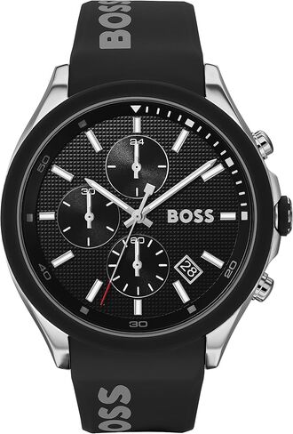 BOSS Men's Grand Prix 44 Chronograph Watch – 44.5mm Case, Date Function, Racing-Inspired Design, Quartz Chronograph Movement - Gift for Him in Saudi Arabia