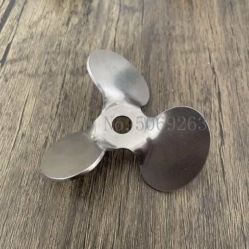 Stainless steel stirring paddle lab mixer impeller 304 Stainless Steel 30 degree Three Blade Stirring 4-12cm for Laboratory Mixer(120mm) in Kuwait