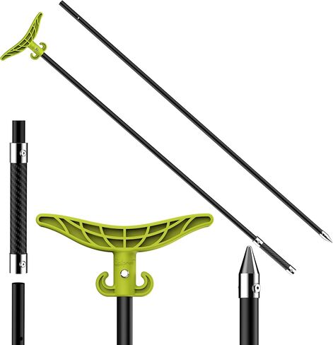 Shallow Water Anchor Pole, Fiberglass Sand Anchor with T-Handle and 316 Stainless Tip, Corrosion-Resistant Shallow Water Anchor for Boats, Beaches, Sandbar(Gloves Included) in Saudi Arabia