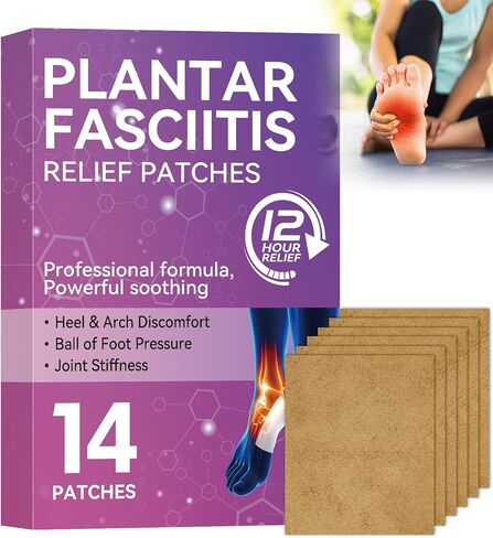 14 قطعة لتخفيف التهاب اللفافة الأخمصية، تخفيف آلام الكعب بشكل طبيعي لالتهاب اللفافة الأخمصية، أقصى قوة لمدة 12 ساعة، تسخين عميق، تهدئة آلام المفاصل من أجل عدم راحة الكعب in Kuwait