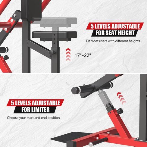 آلة غمس الجلوس من سبارت، آلة ضغط غمس ثلاثية الرؤوس/العضلة ذات الرأسين محملة بلوحة مع شريط كابل وربط شريط لتدريب الصدر ذات الرأسين، تمرين دفع الجزء العلوي من الجسم، تحمل ما يصل إلى 440 رطلاً in Kuwait