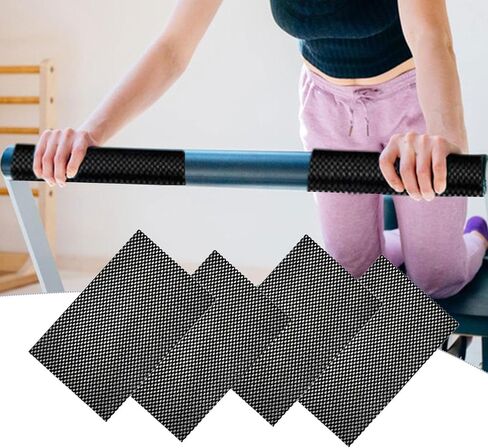 Pilates Nonslip Mat Anti Skid Grippy Pad for Exercise Indoor Power Yoga, 7.87x11.81 Inch PVC Reformer Mat for Home Gym Equipment in Saudi Arabia