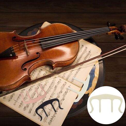 Omigga 4 Pack مشبك كتاب الموسيقى، حامل صفحة الموسيقى مقاطع معدنية حامل ورقة الموسيقى للوحة المفاتيح ورقة البيانو اللعب في الهواء الطلق in Kuwait