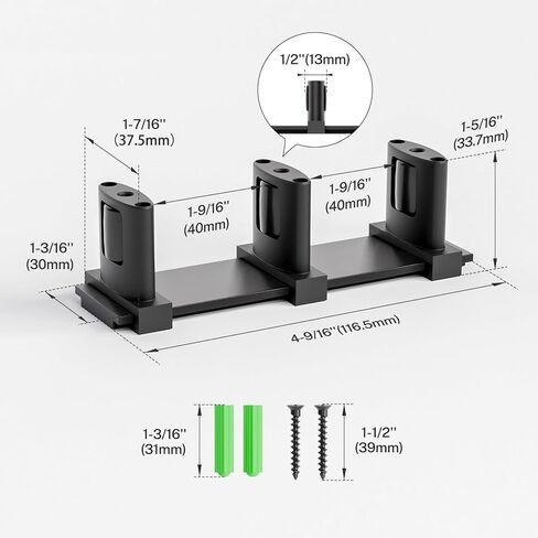 Sliding Closet Door Floor Guide, Sliding Door Guides Floor Mount for Double Bypass Door, Update Adjustable 3-Roller Design in Kuwait